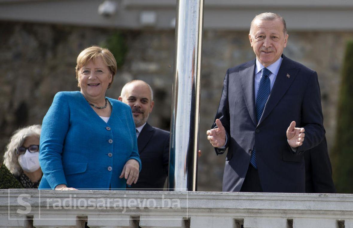 Foto: EPA-EFE/Recep Tayyip Erdogan i Angela Merkel